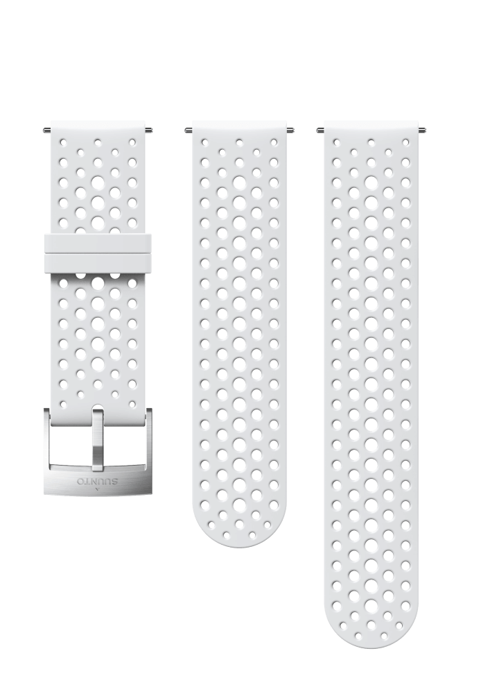 Armband Suunto Athletic 1 white/steel - Größe S+M