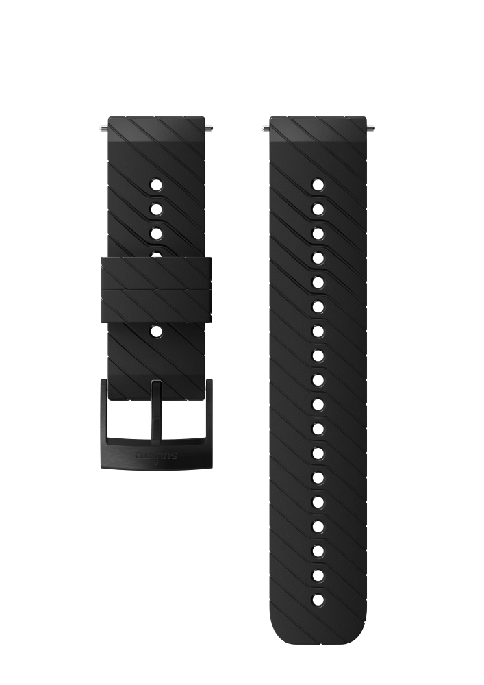 Armband Suunto Athletic 3 black/steel - Größe M